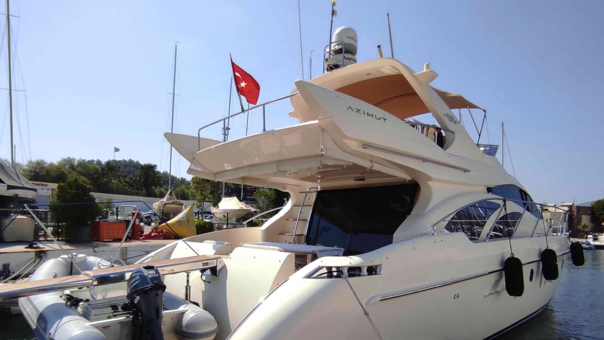 Bodrum Delux Motoryat Azimut 55 - 3 Kabin 17 Metre