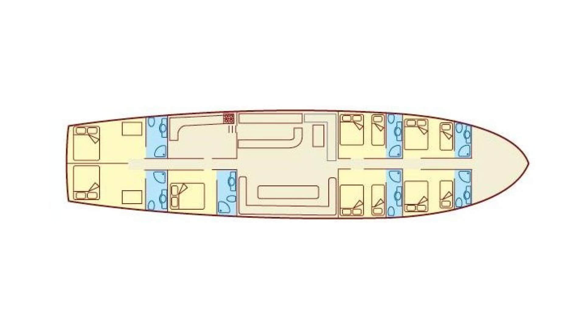 Bodrum Lux Gulet 7 Kabin 30 Metre
