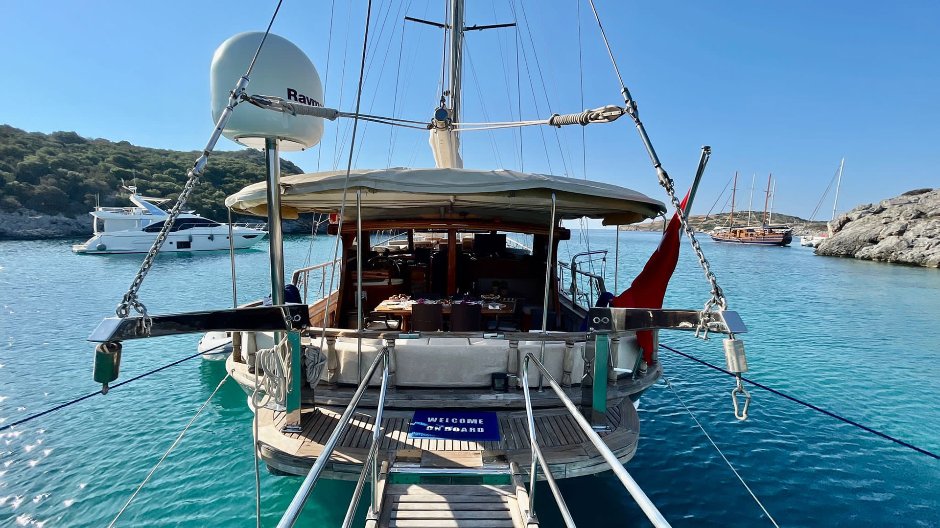Bodrum Gulet Tekne Kiralama 3 Kabin 18 Metre