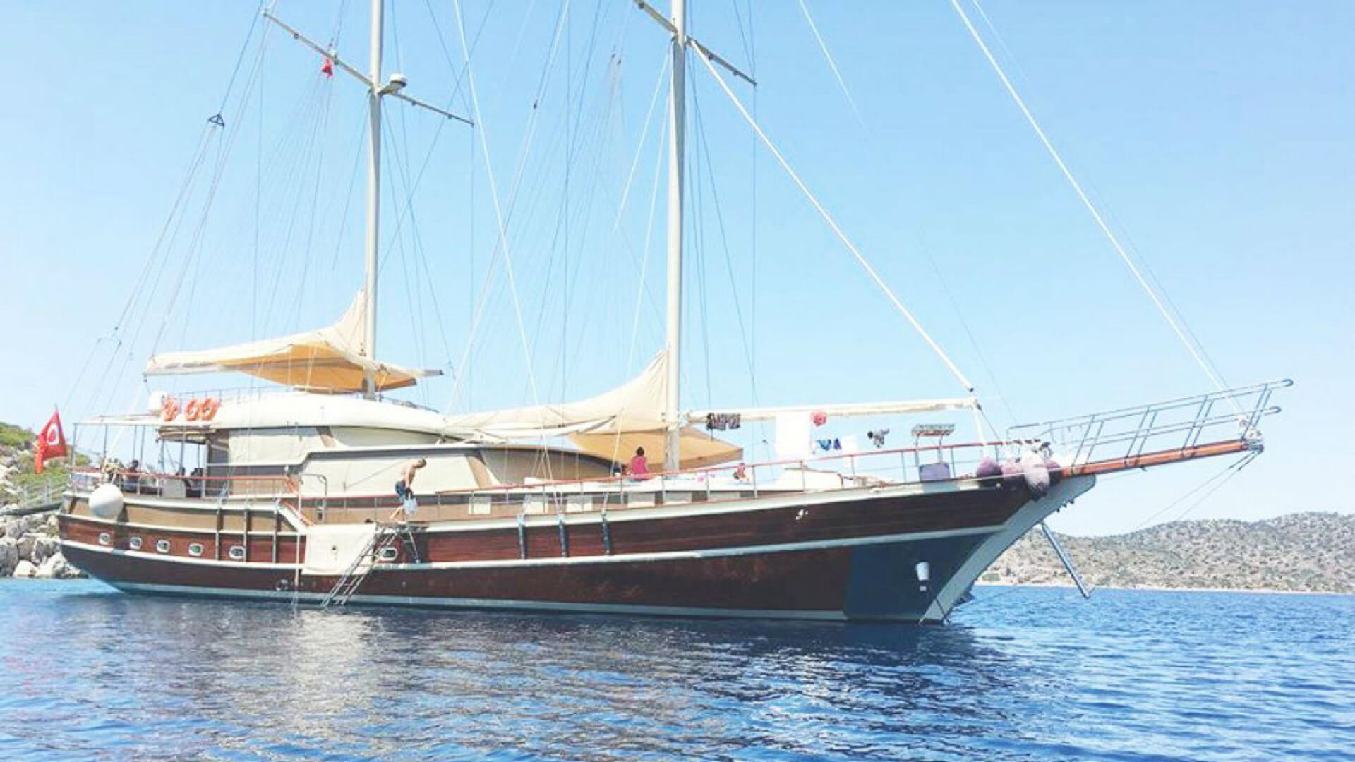 Bozburun Kiralık Lux Gulet Ketch 6 Kabin 31 Metre 