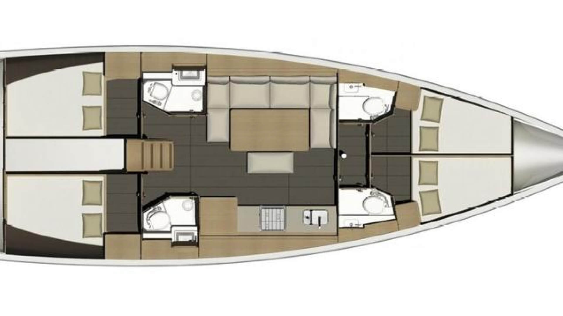 Datça Kiralık Yelken Sloop 4 Kabin 14 Metre 
