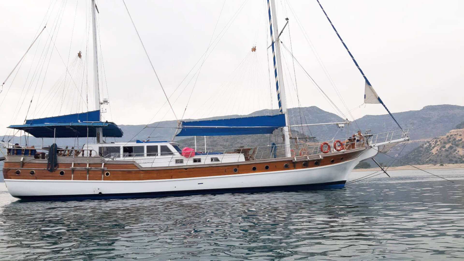 Kekova Kaş Fethiye Kiralık Lux Gulet 7 Kabin 24 Metre
