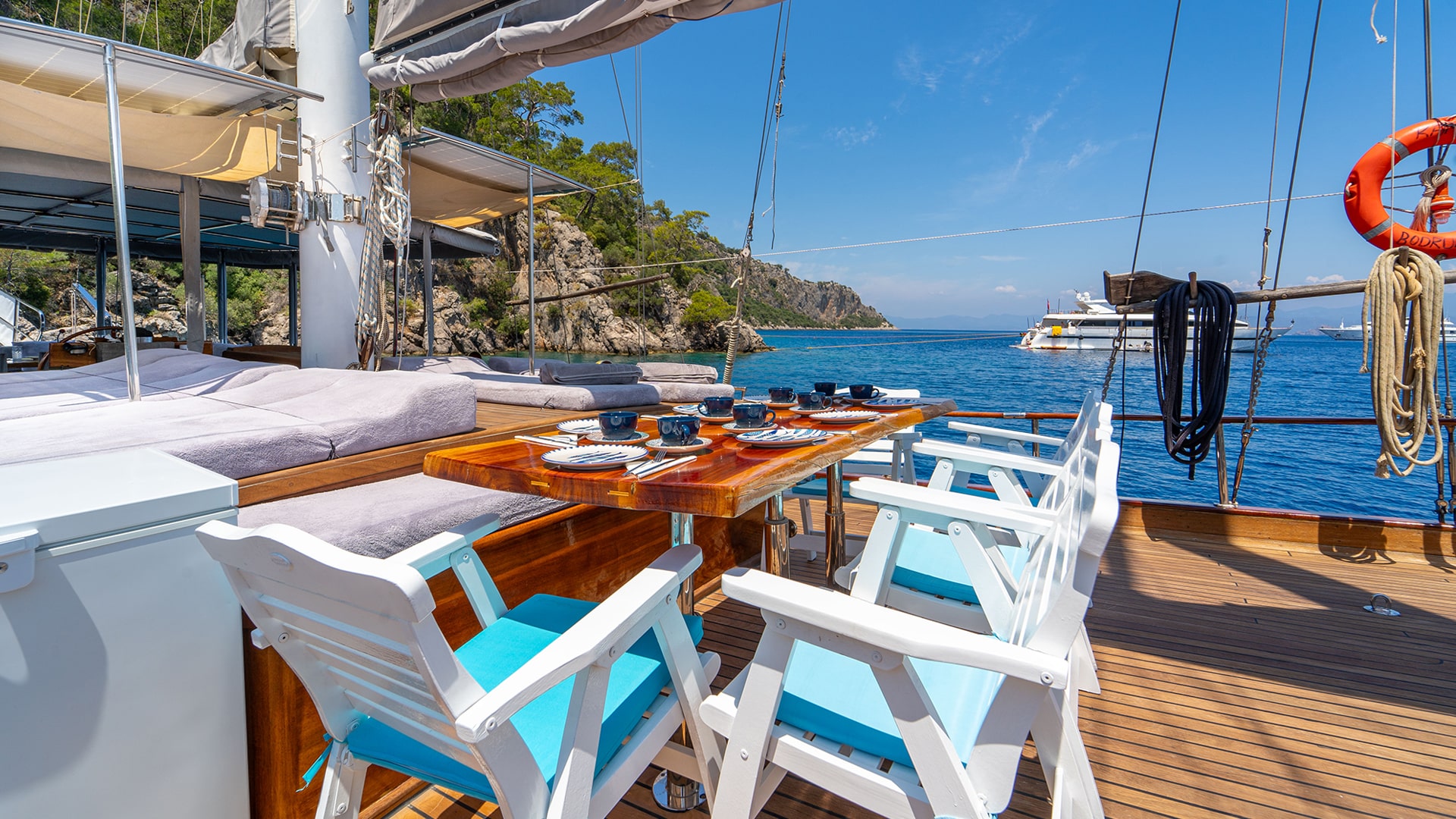 Fethiye Yelkenli Gulet Kiralama 3 Kabin 20 Metre