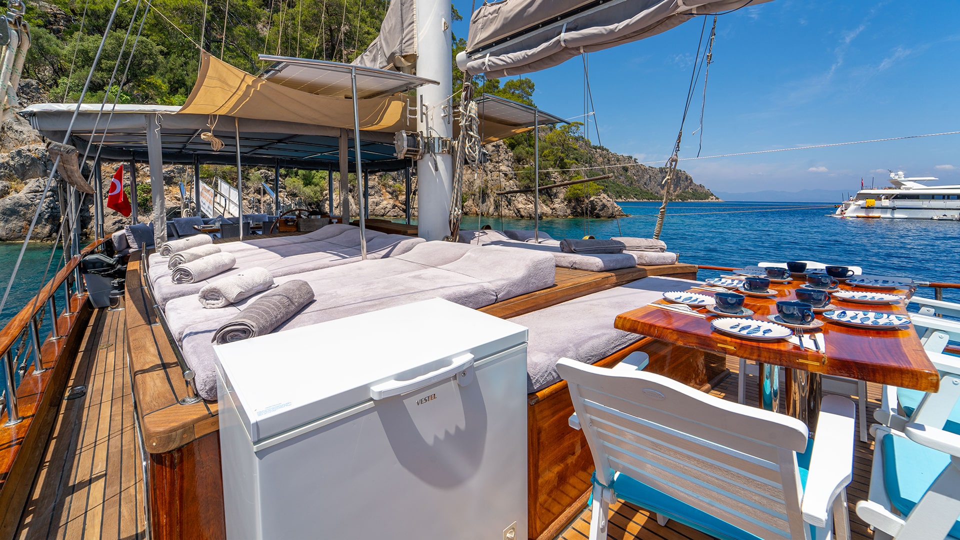 Fethiye Yelkenli Gulet Kiralama 3 Kabin 20 Metre