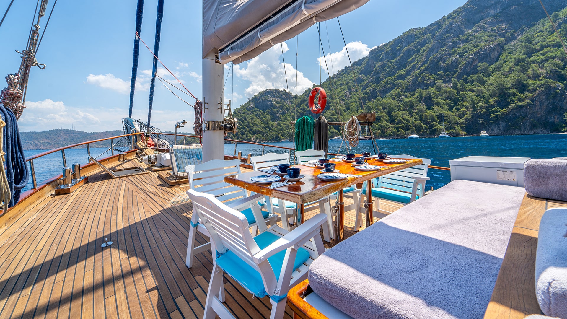 Fethiye Yelkenli Gulet Kiralama 3 Kabin 20 Metre