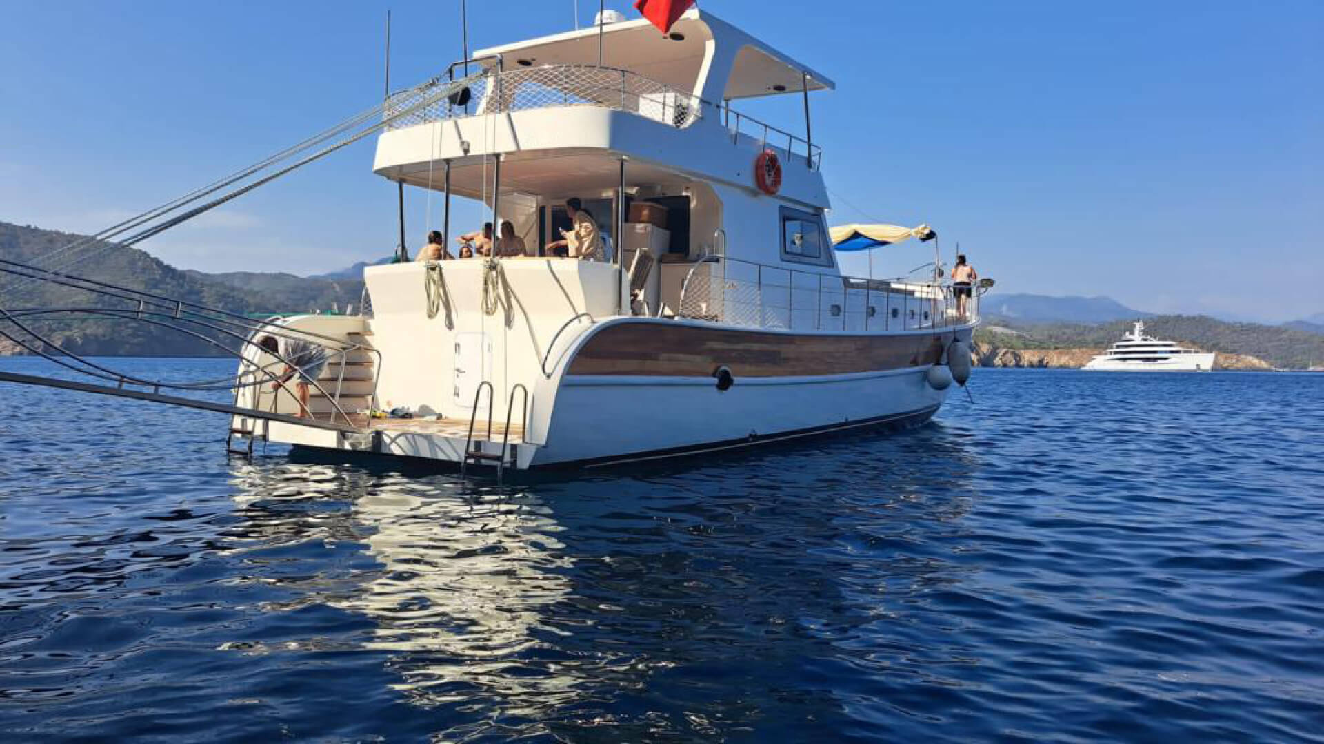 Fethiye Göcek Lux 2023 Model Kiralık Gulet 4 Kabin 22 Metre