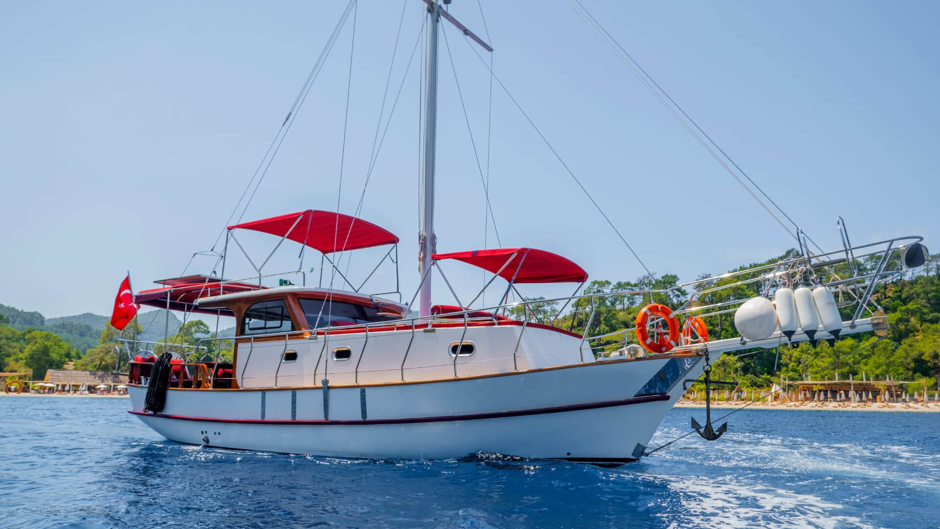 Göcek 2 Kabin 12 Metre Kiralık Ekonomik Gulet