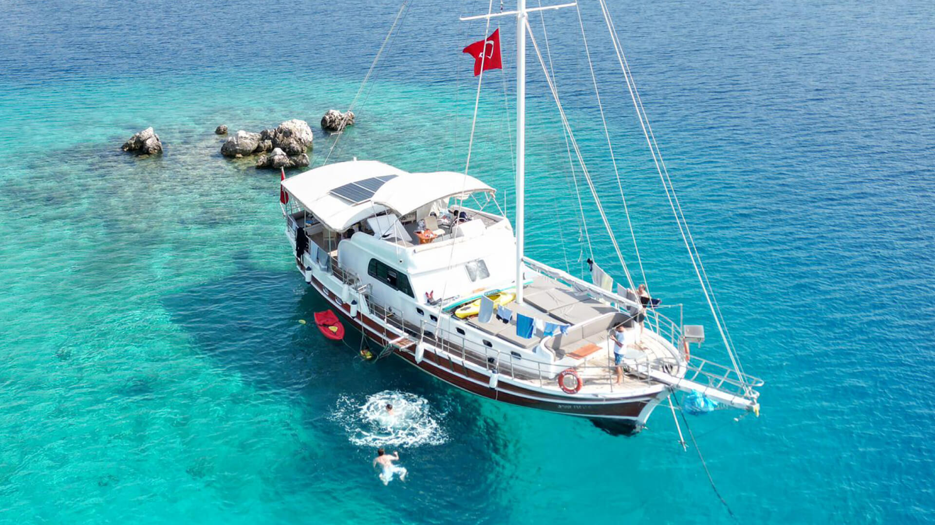 Sahibinden Göcek kiralık Tekne Tatili 5 Kabin 20 Metre