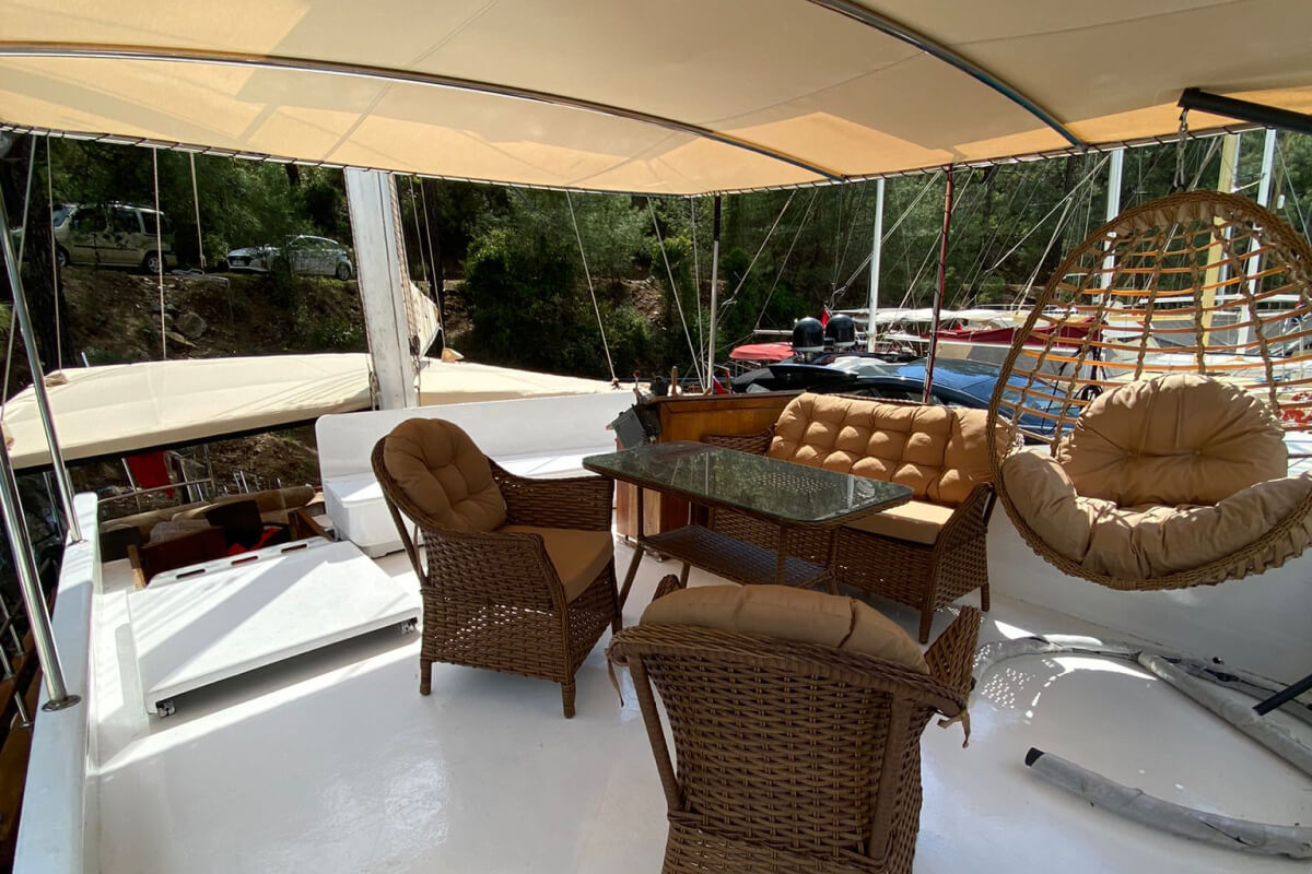 Göcek Lux Klimalı Kiralık Gulet 4 Kabin 20 Metre
