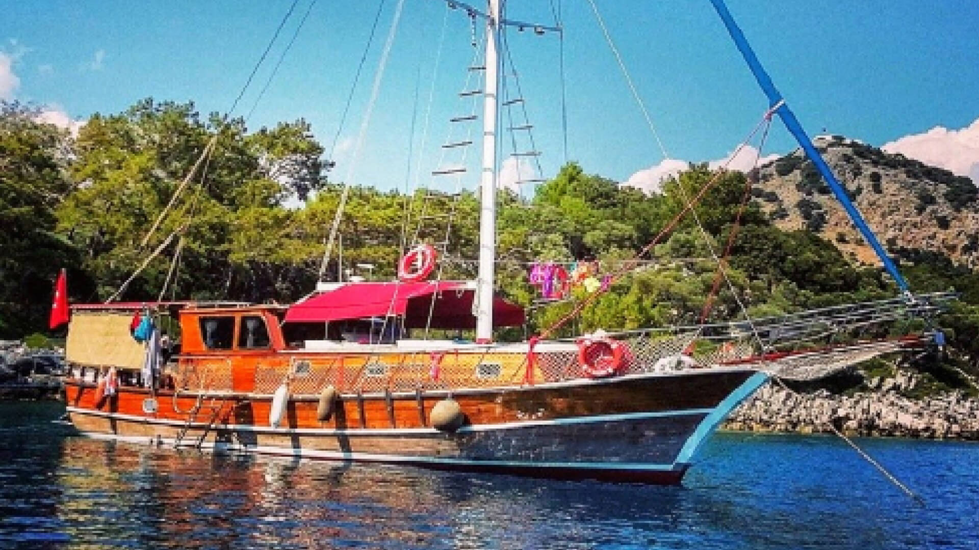 Göcek Lux Gulet 3 kabin 15 Metre