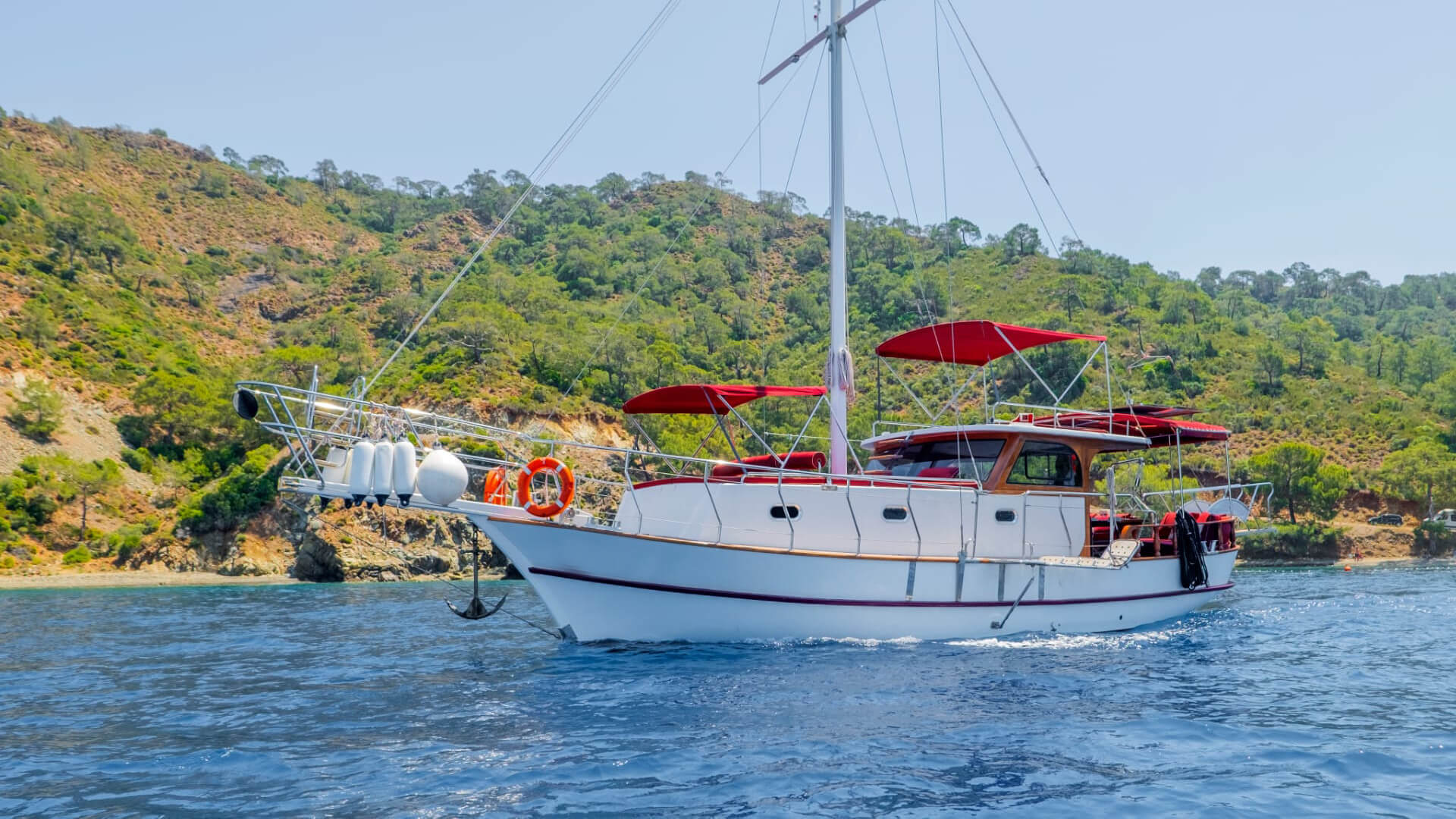 Göcek 2 Kabin 12 Metre Kiralık Ekonomik Gulet
