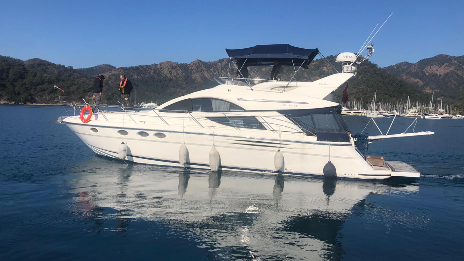 Göcek Delux Kiralık Motoryat  Fairline  46  3 Kabin 15 Metre