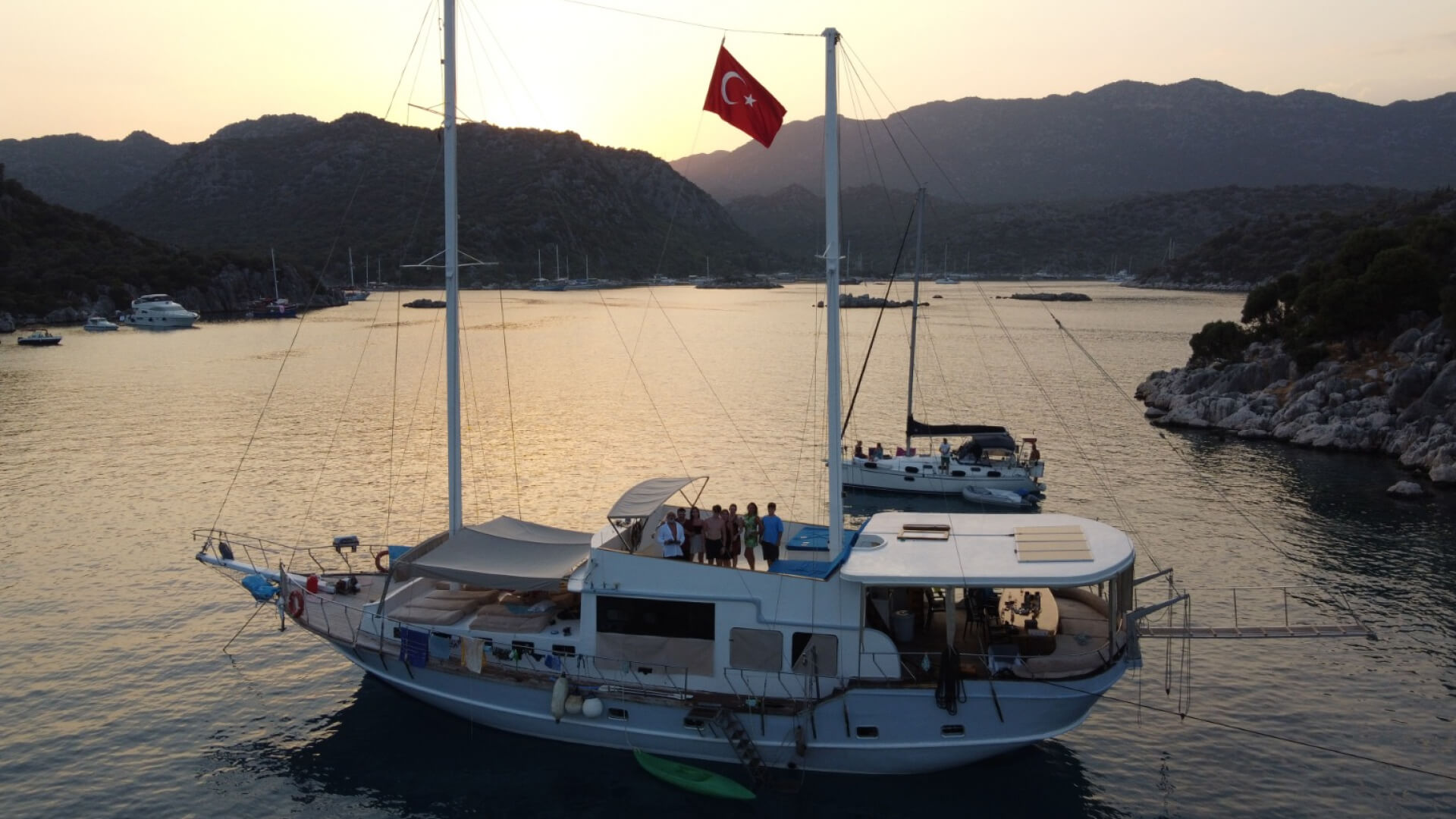 Kekova Konaklamalı Kiralık Sdandat  Gulet 5 Kabin 24 Metre