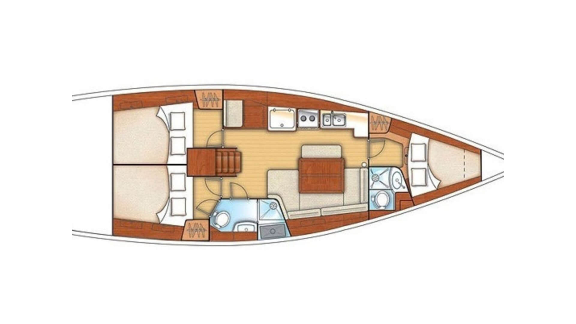 Beneteau Oceanis 40 2 Kabin 13 Metre Kaptanlı Yelkenli