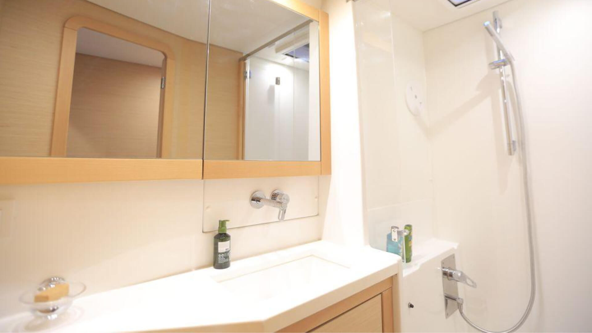 Lagoon 45 Katamaran ile Mavi yolculuk 4 Kabin 4 Duş