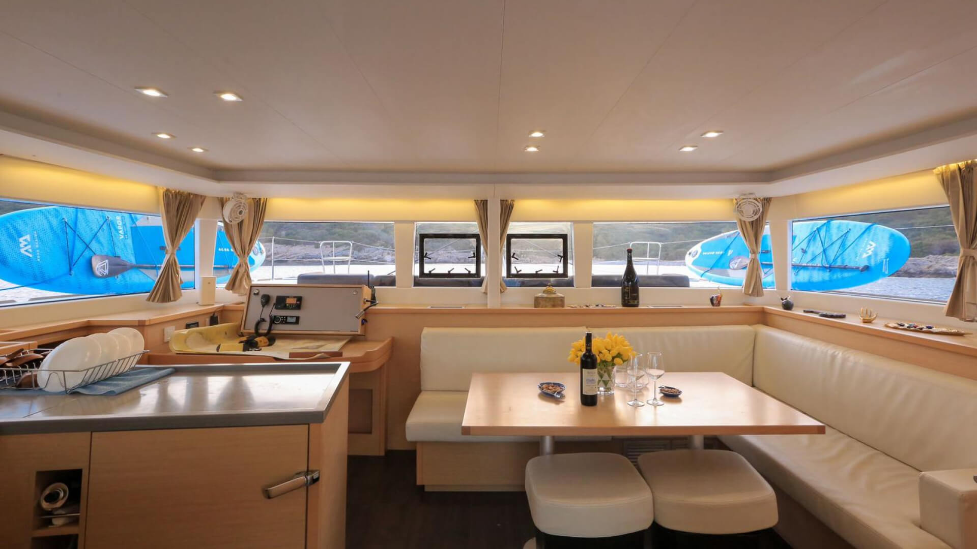 Lagoon 45 Katamaran ile Mavi yolculuk 4 Kabin 4 Duş