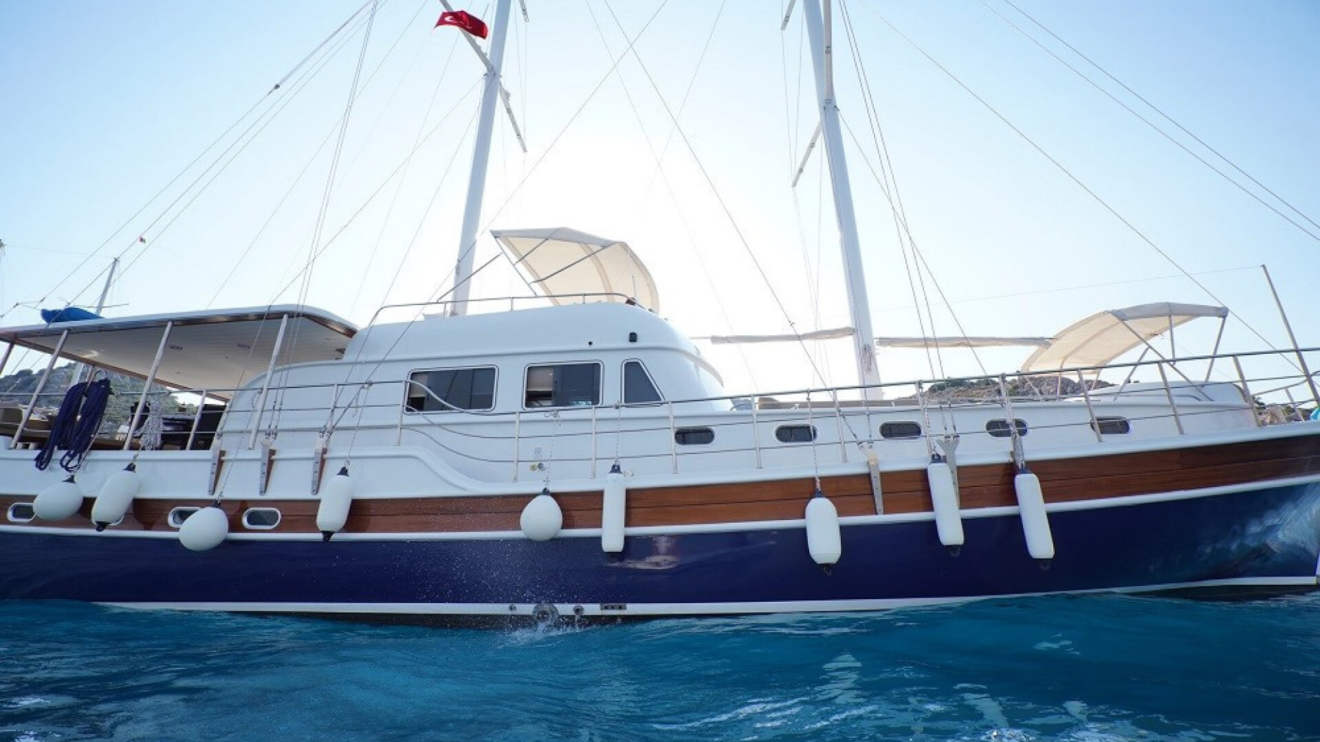 Marmaris Gulet tekne Kiralama 5 Kabin 21 Metre
