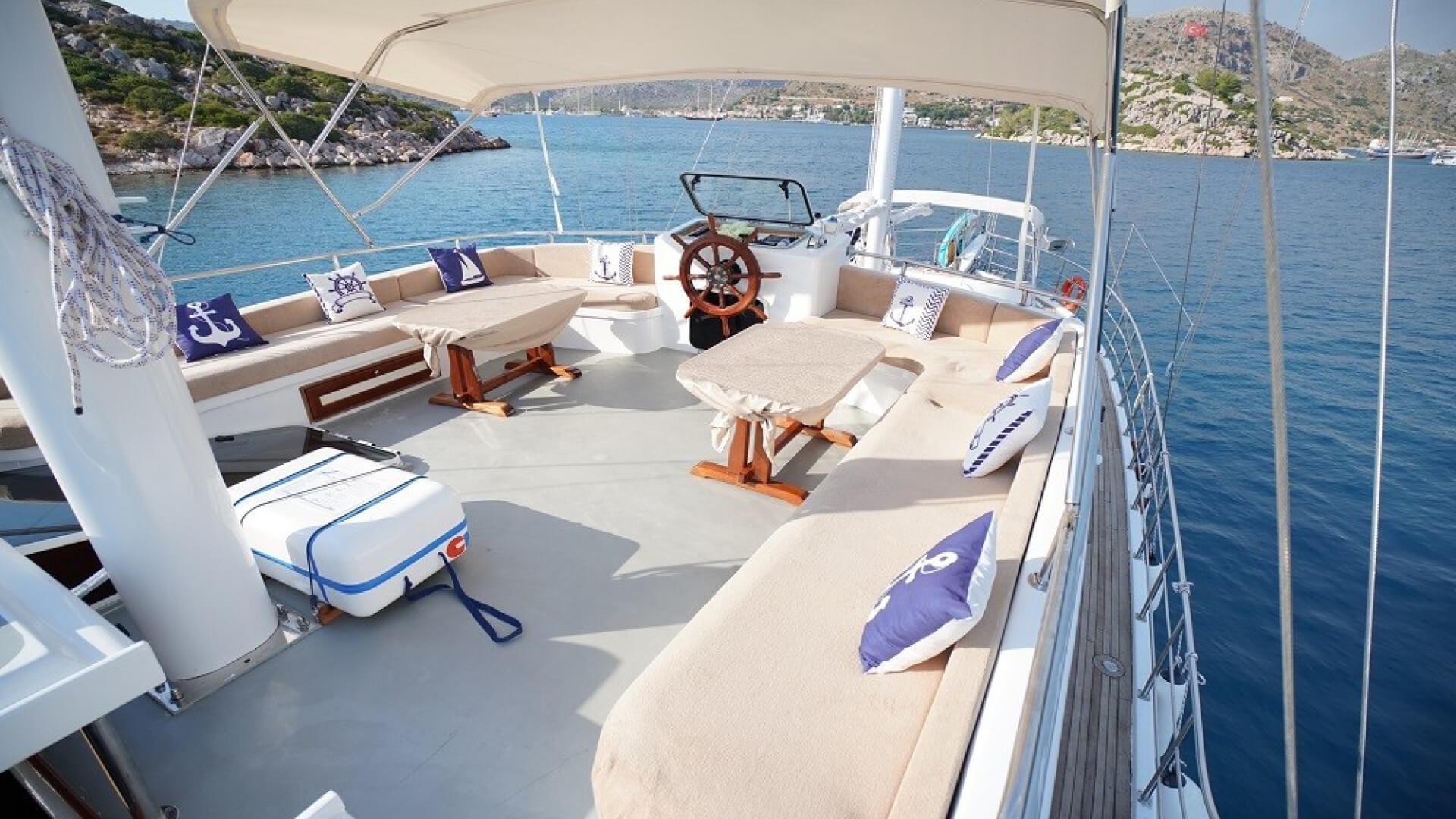 Marmaris Gulet tekne Kiralama 5 Kabin 21 Metre